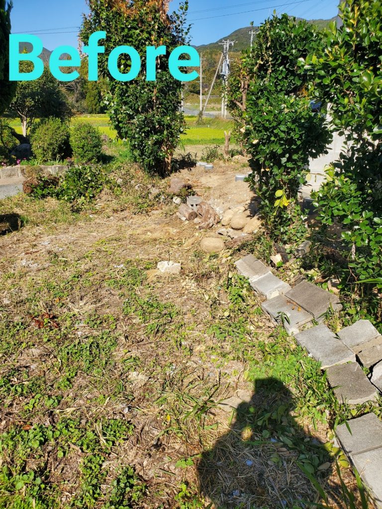 境界ブロック工事